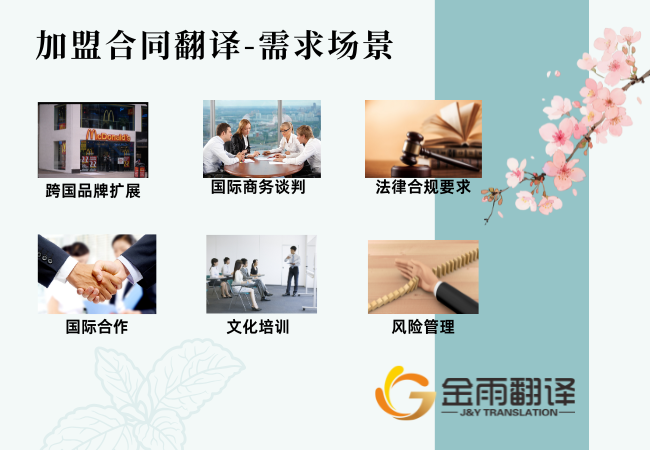 加盟合同翻译 - 需求场景