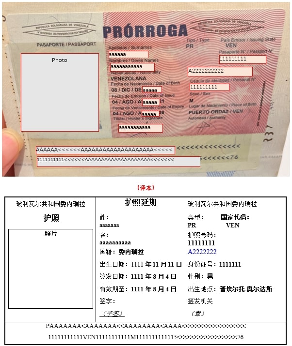 护照翻译公证例子