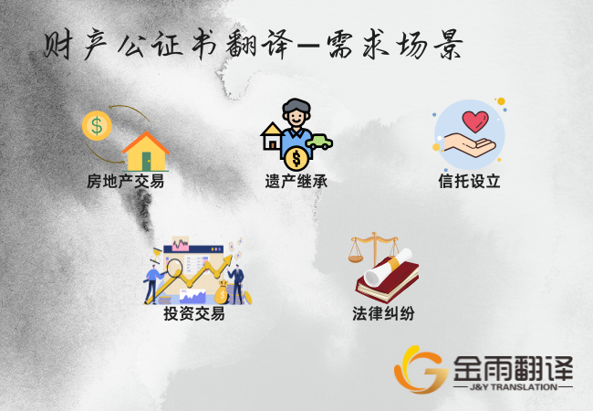财产公证书翻译 – 需求场景